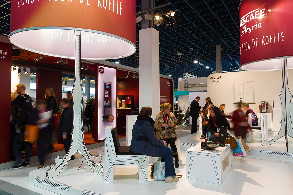 NESCAFE國外展臺設(shè)計