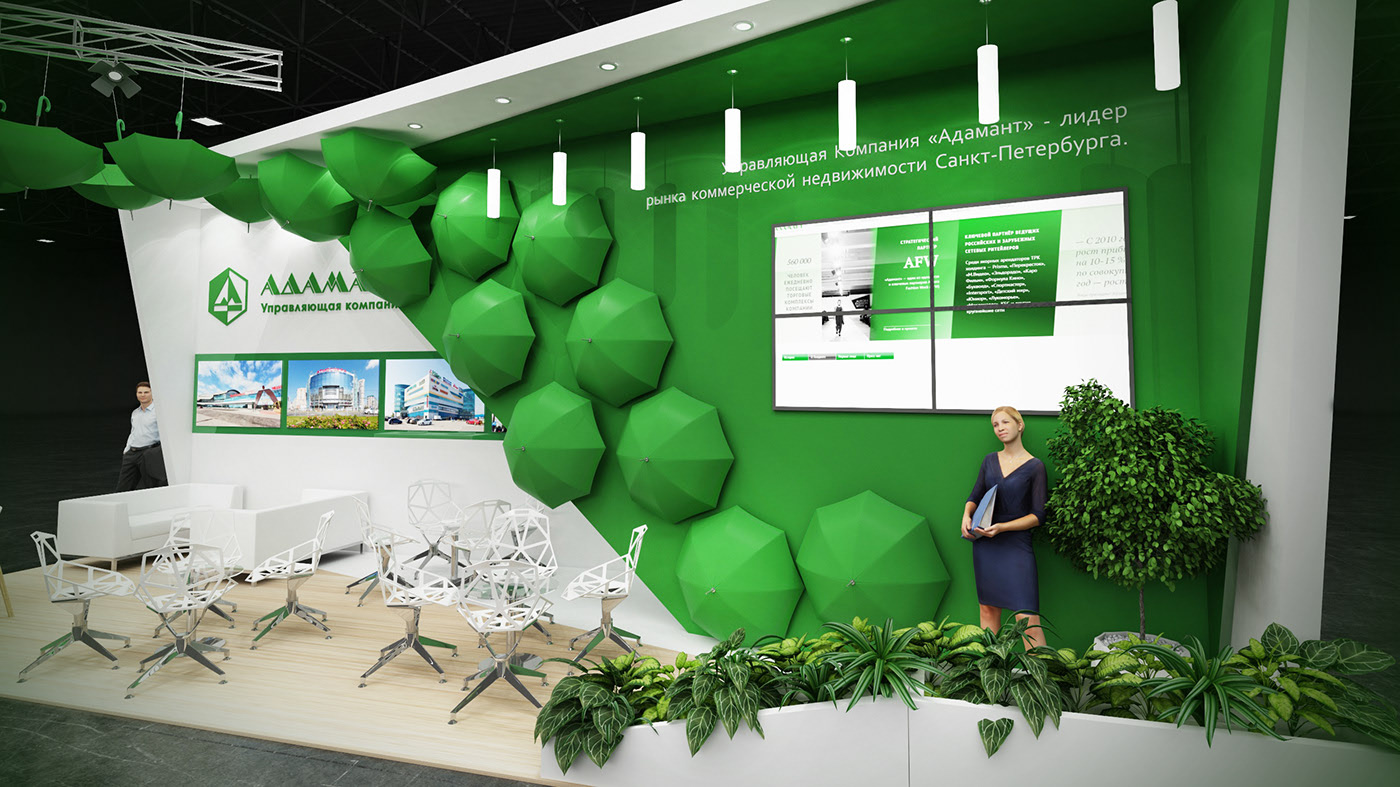 三面開口展覽設(shè)計